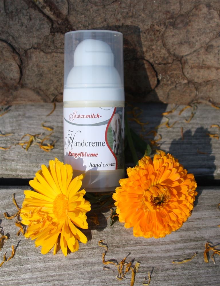 Stutenmilchhof Gallistl Produkt-Beispiele Handcreme Ringelblume