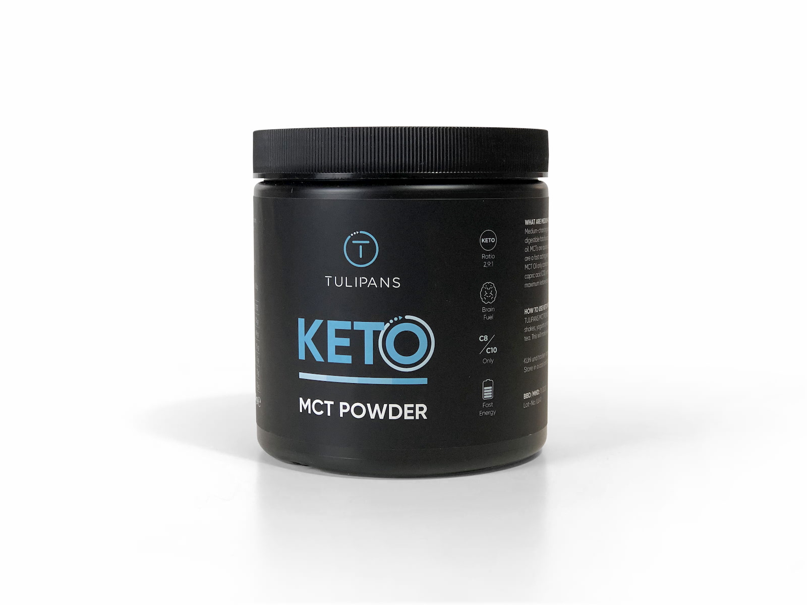 TULIPANS - Keto Lebensmittel Produkt-Beispiele MCT Pulver
