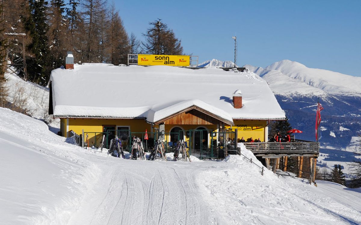 Händler - Katschberghöhe - Sonn Alm - Almhütte im Skigebiet Grosseck-Speiereck in Mauterndorf im Salzburger Land - Auszeit-XL Urlaub Mauterndorf