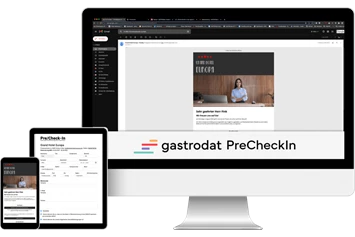 Betrieb: gastrodat PreCheckIn - Das Check In Tool für Hotels und andere Beherbergungsbetriebe. - gastrodat Hotelsoftware