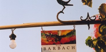 Händler - Zahlungsmöglichkeiten: Bar - Bezirk Mödling - Weinbau und Heuriger Barbach - Weinbau Barbach