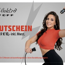 Unternehmen: Gutschein 10€ - Elektro Popp Wien