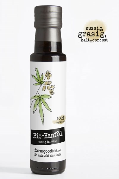 farmgoodies Produkt-Beispiele Bio-Hanföl