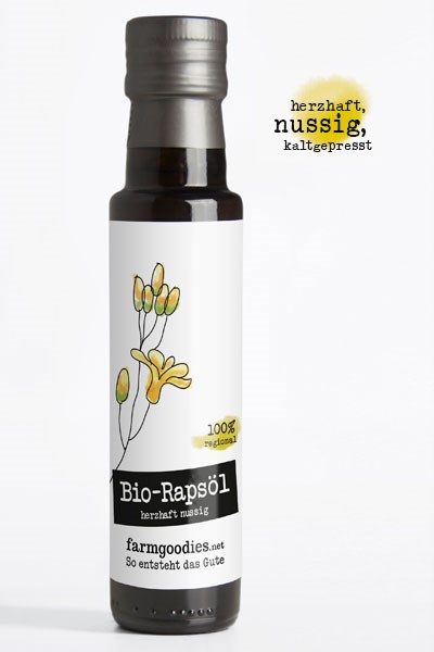 farmgoodies Produkt-Beispiele Bio-Rapsöl