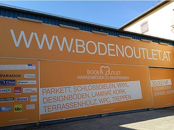 Agentur West - Manfred Salfinger Produkt-Beispiele PVC Banner & Bauzaunblenden
