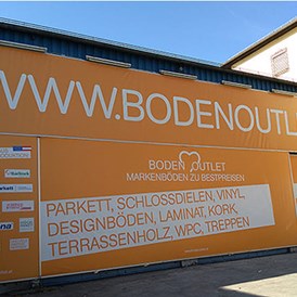 Unternehmen: Bodenoutlet: Banner - Agentur West - Manfred Salfinger