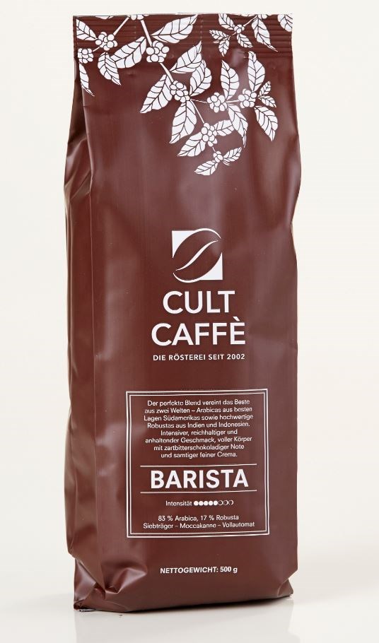 Cult Caffè Kaffeerösterei GmbH Produkt-Beispiele Barista 