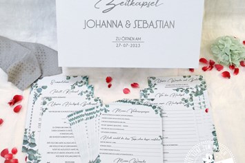 Unternehmen: Zeitkapsel Hochzeit - Feenstaub Papeterie & Grafikdesign