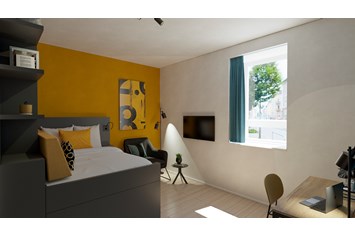 Betrieb: Moderne Studentenwohnungen mit Einzelzimmer oder Doppelzimmer Belegung - @HOME Studentenwohnheim Salzburg
