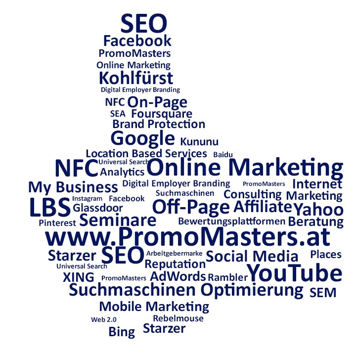 PromoMasters SEO Agentur Leistungsübersicht #WirSindSEO ...und das seit 1999