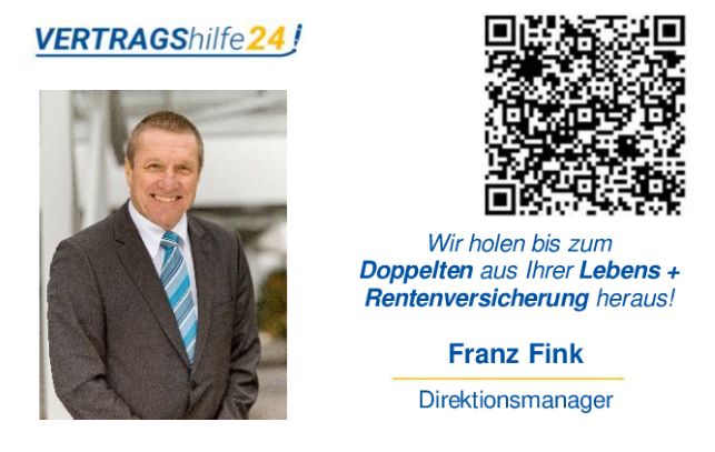 Vertragshilfe 24 Leistungsübersicht Mehr Geld für Versicherungsnehmer!