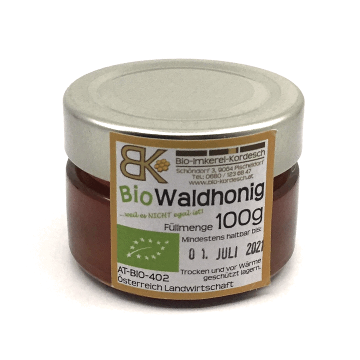 Händler - Brandenberg - Bio Waldhonig 100g von Bio-Imkerei Kordesch