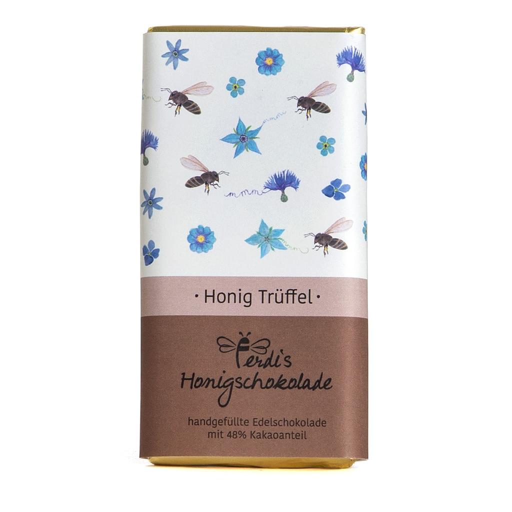 Händler - Bezirk Kufstein - Blütenhonig Trüffel Schokolade 48% 70g von Ferdi’s Imkerei