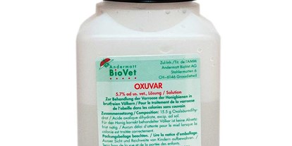 Händler - Oxuvar 5,7% Oxalsäurekonzentrat 275g Sprühbehandlung gegen Varroa von Andermatt BioVet