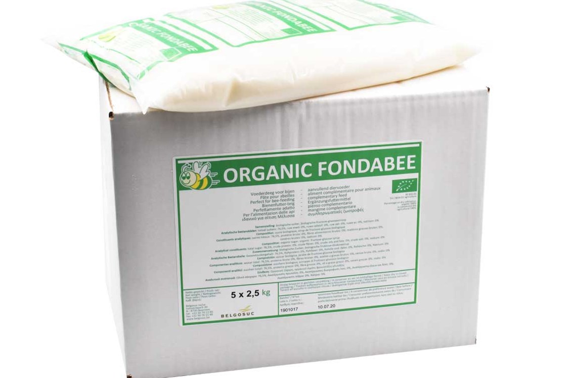 Artikel: Organic Fondabee Bio Bienenfutterteig 12,5kg von Belgosuc