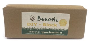 Händler - Bienenwachstücher DIY-Block (Bienenwachs) 95g von Beeofix Upcycling