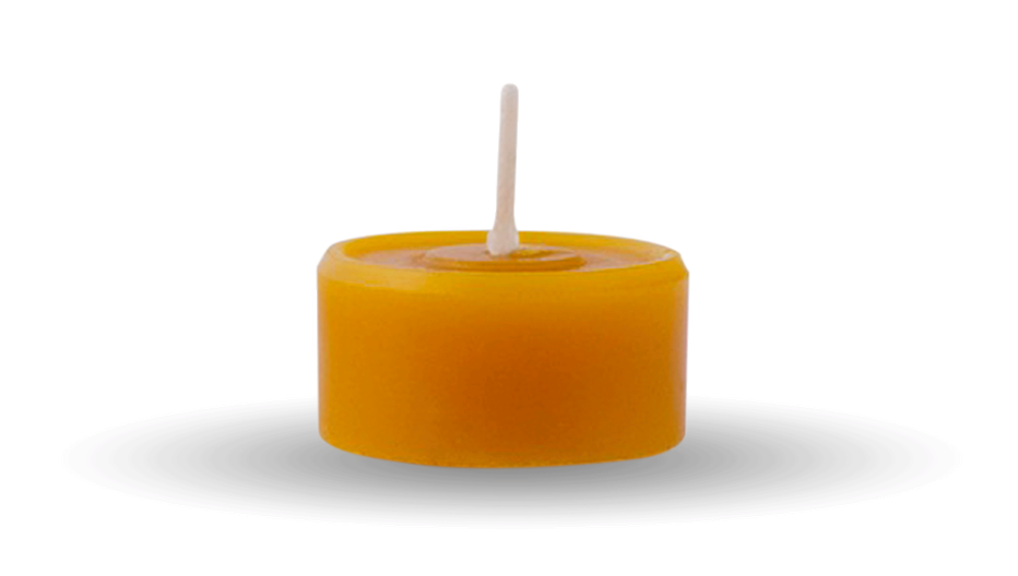 Artikel: Teelicht Bienenwachs von Bio-Imkerei Blütenstaub