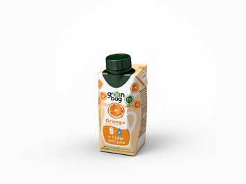 Green-Bag Getränke GmbH Produkt-Beispiele Green-Bag Bio Orangensaftkonzentrat 200ml
