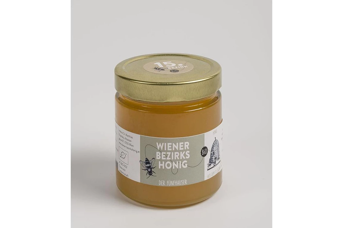 Artikel: Blütenhonig Wien 15. Bezirk Der Fünfhauser 480g von Wiener Bezirksimkerei