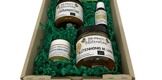 Händler - Ostergeschenkkarton Honig Die gesunde Osterüberraschung von Bio-Imkerei Blütenstaub