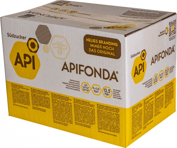 Händler - Österreich - Apifonda Bienenfutterteig 5x2,5kg (12,5kg Karton) von Südzucker
