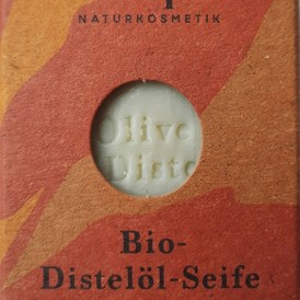 Artikel: Bio Distelöl Seife - Bio-Distelöl-Seife kaltgerührt