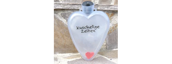 Artikel: Herzflasche “Kuschelige Zeiten” - Herzflasche “Kuschelige Zeiten”