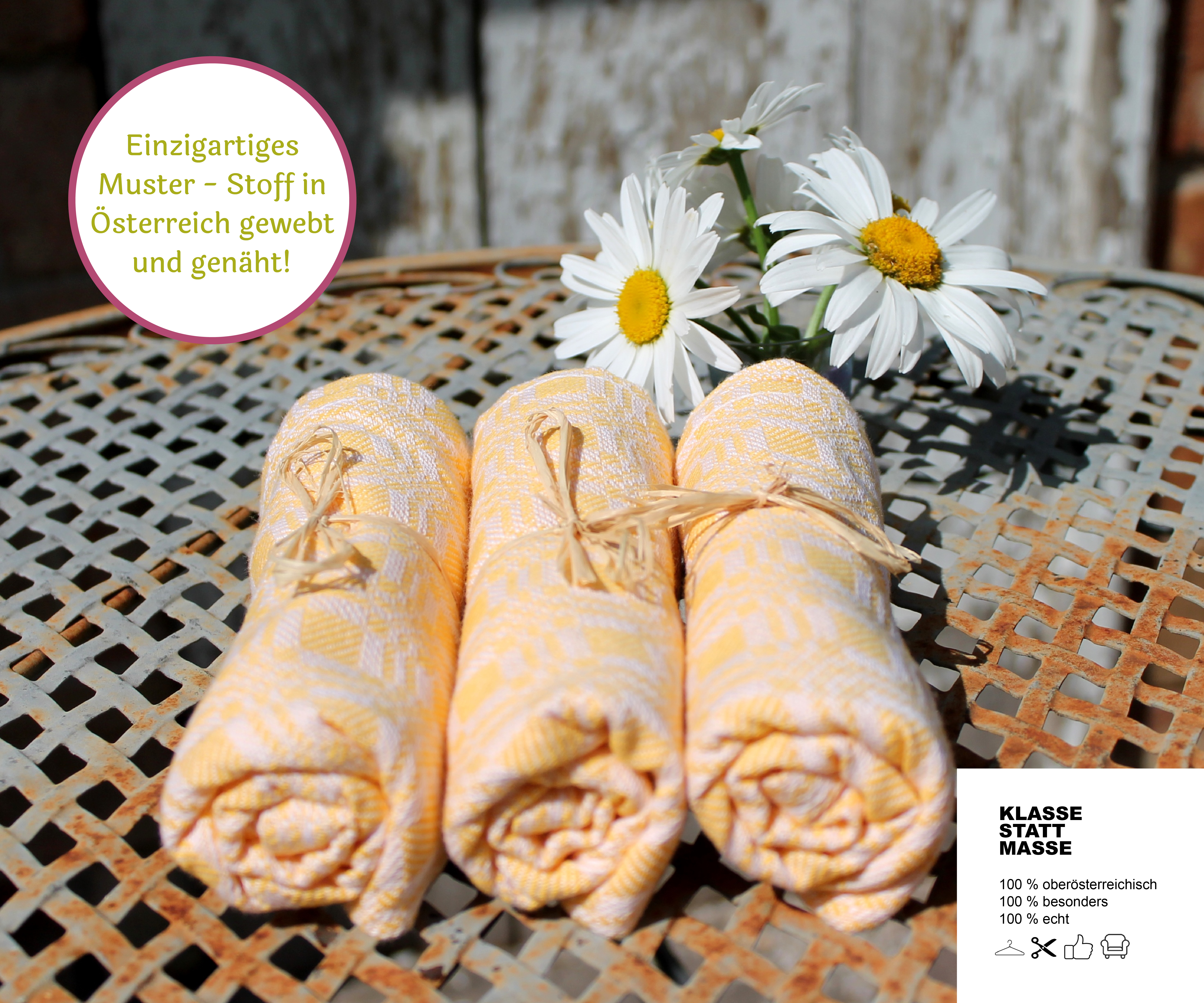 Artikel: In 10 Farben erhältlich.
Hier im Bild Lichtgelb. - Premium Geschirrtuch, 100% Baumwolle, made in Austria