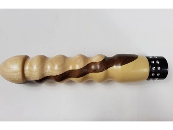 Artikel: Holzvibrator Vinzenz aus Ahorn- und Nussholz