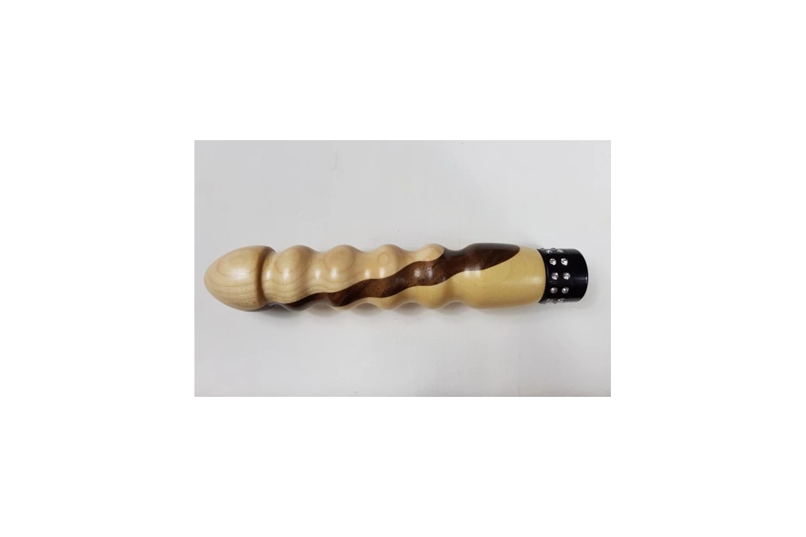 Artikel: Holzvibrator Vinzenz aus Ahorn- und Nussholz