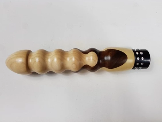 Artikel: Holzvibrator Vinzenz aus Ahorn- und Nussholz