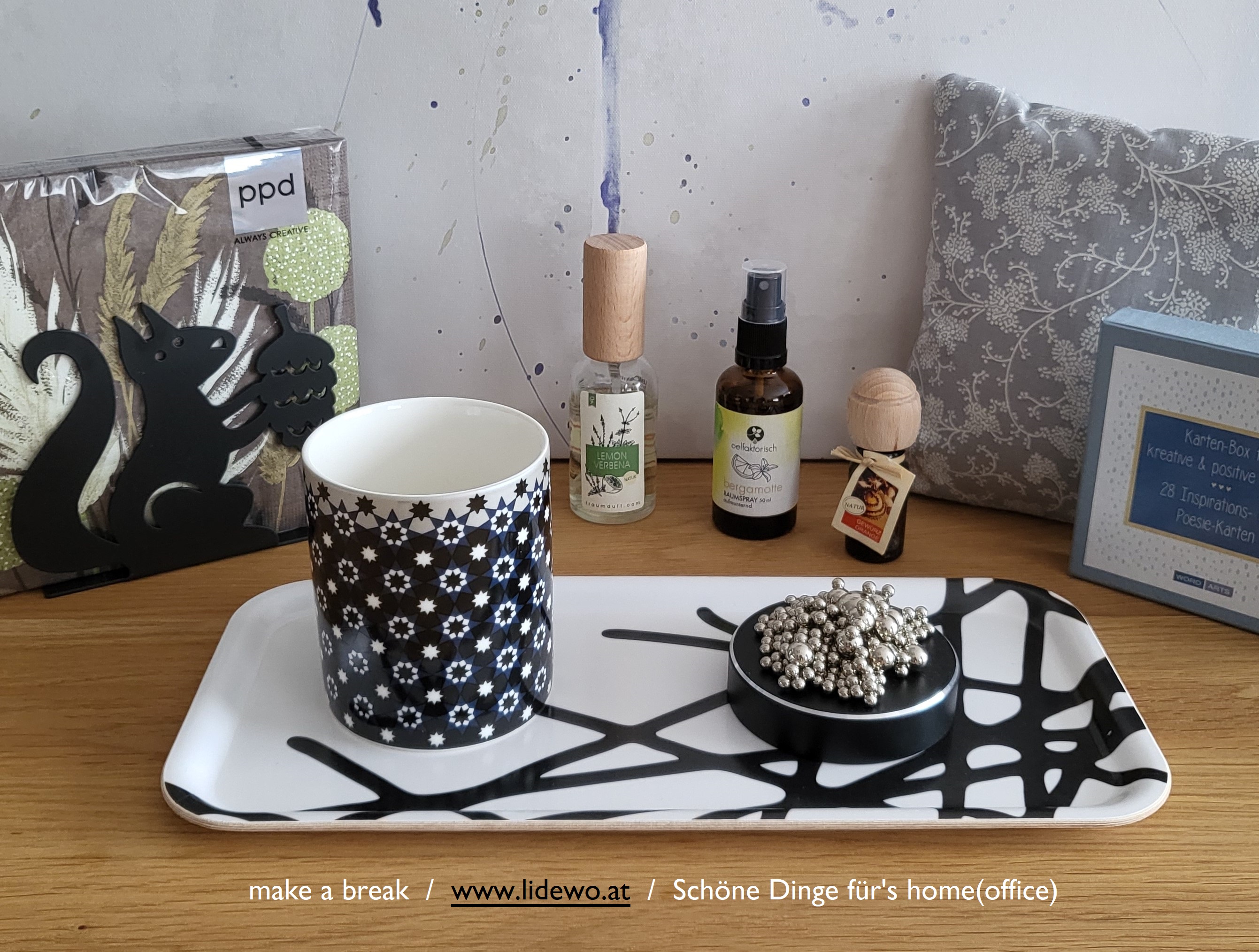 Händler - Pinsdorf - Tolle Accessoires für dein Pause zwischendurch! Tassen und Tableaus, Raumdüfte, Motivationskarten uvm. - LiDeWo Schönes für dein Zuhase