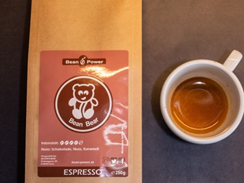 Bean Power - Coffee and more Produkt-Beispiele Bean Bear // ESPRESSO