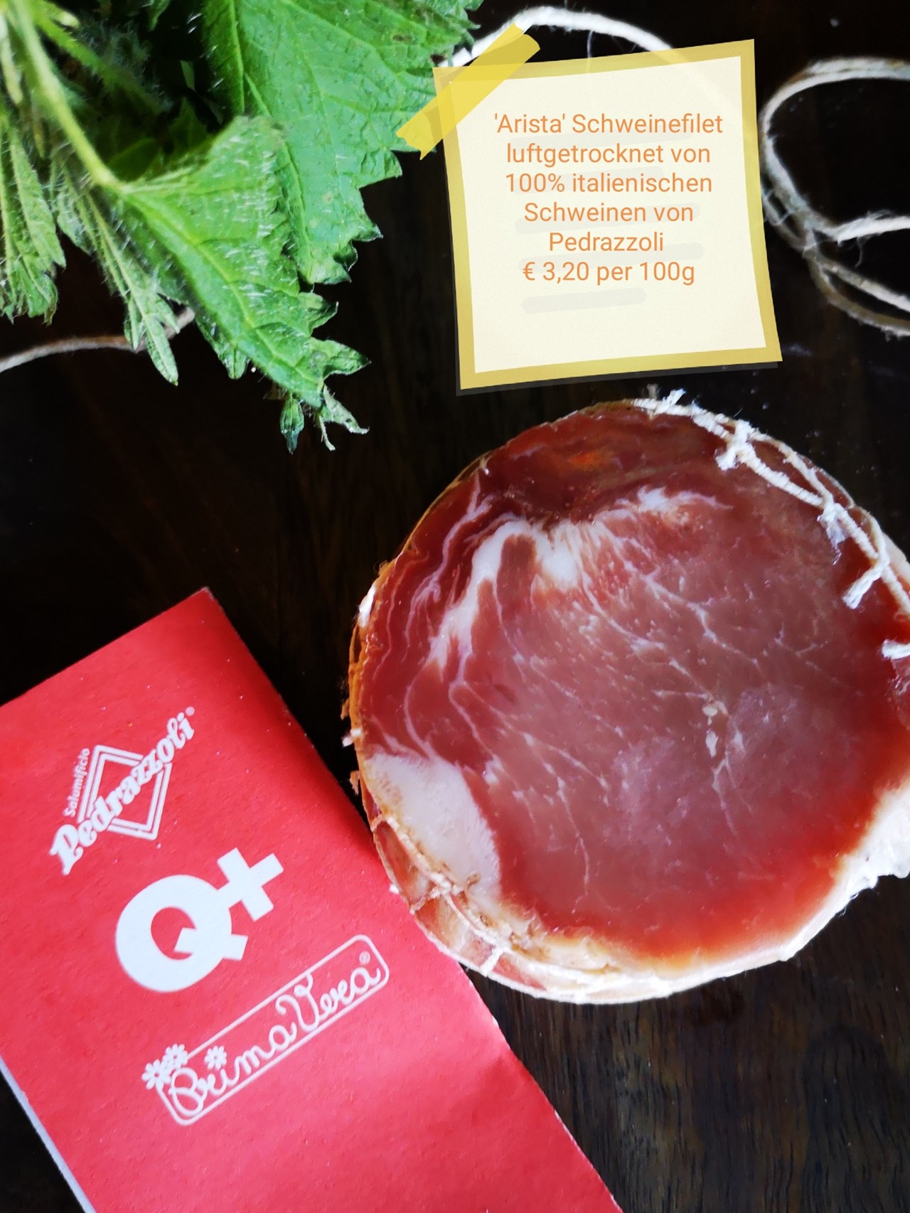 Logosys Handels GmbH Produkt-Beispiele "Arista" Schweinefilet