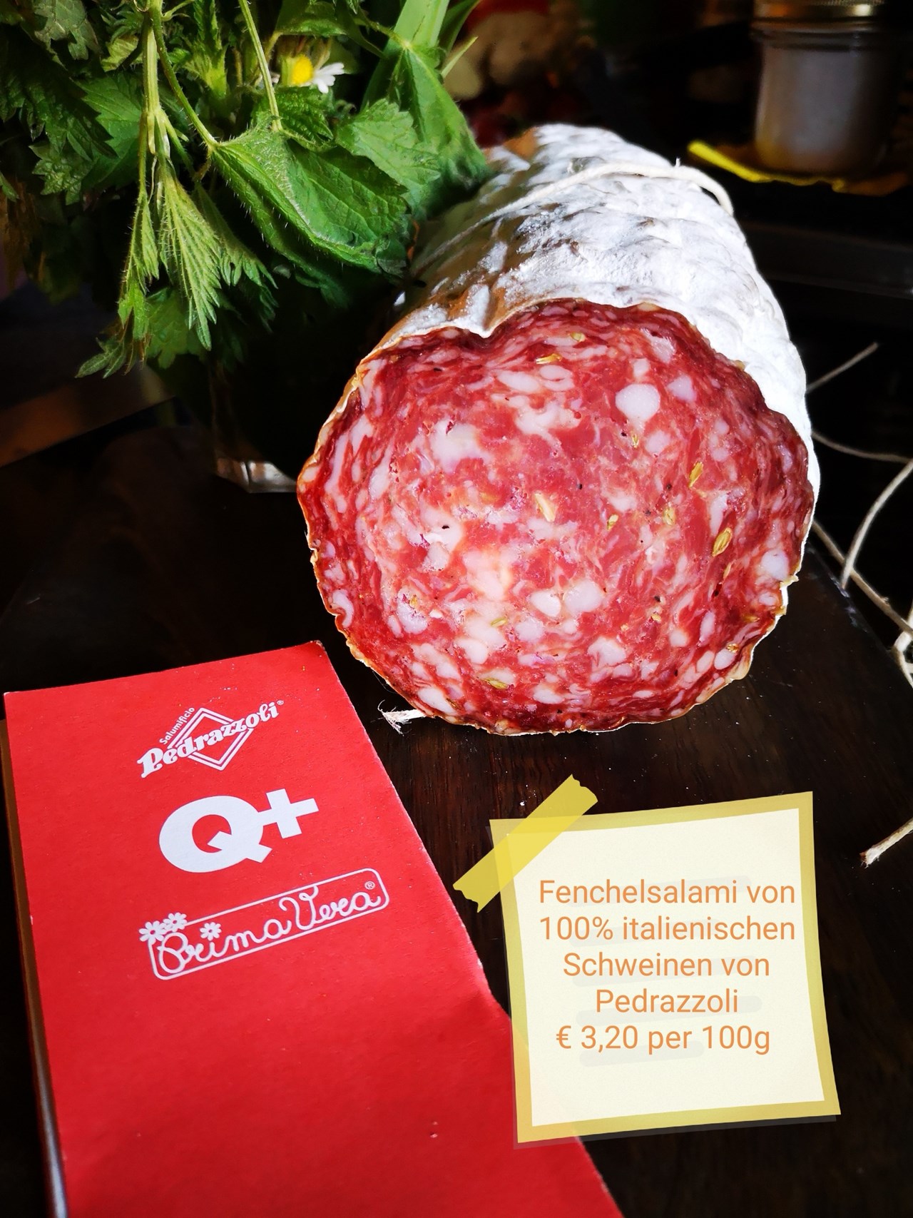 Logosys Handels GmbH Produkt-Beispiele Fenchelsalami