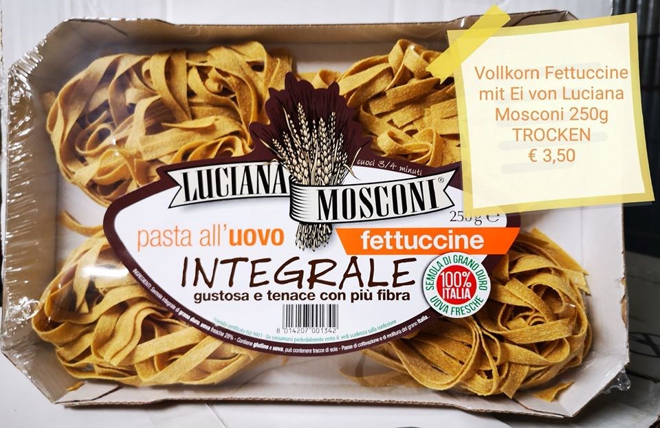 Logosys Handels GmbH Produkt-Beispiele Vollkorn Fettuccine mit Ei