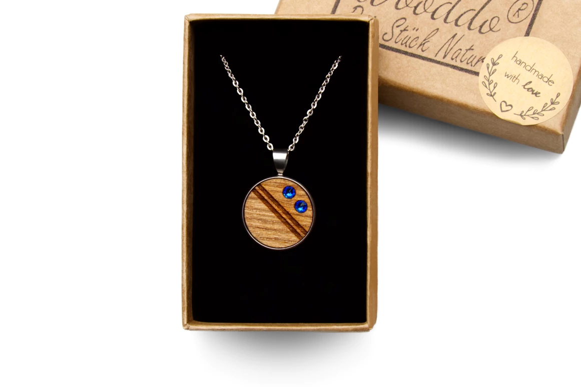 Unternehmen: Halskette aus Holz - Wooddo