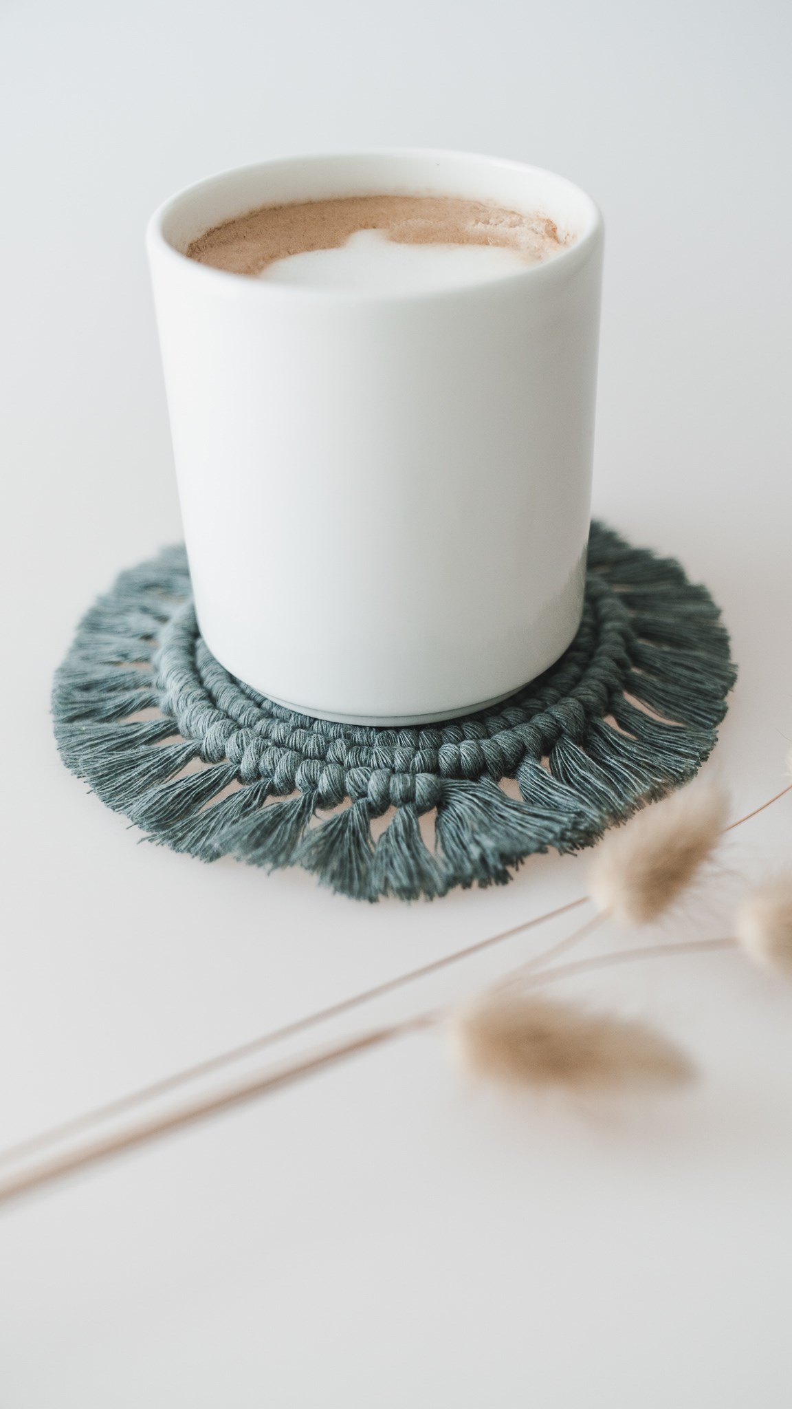 LoV Makramee Produkt-Beispiele Makramee Untersetzer