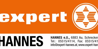 Händler - Zahlungsmöglichkeiten: Überweisung - PLZ 6991 (Österreich) - expert HANNES e.U.