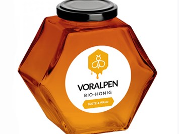 Bio-Imkerei am Gerichtsberg Produkt-Beispiele Voralpen Bio Honig Blüte und Wald