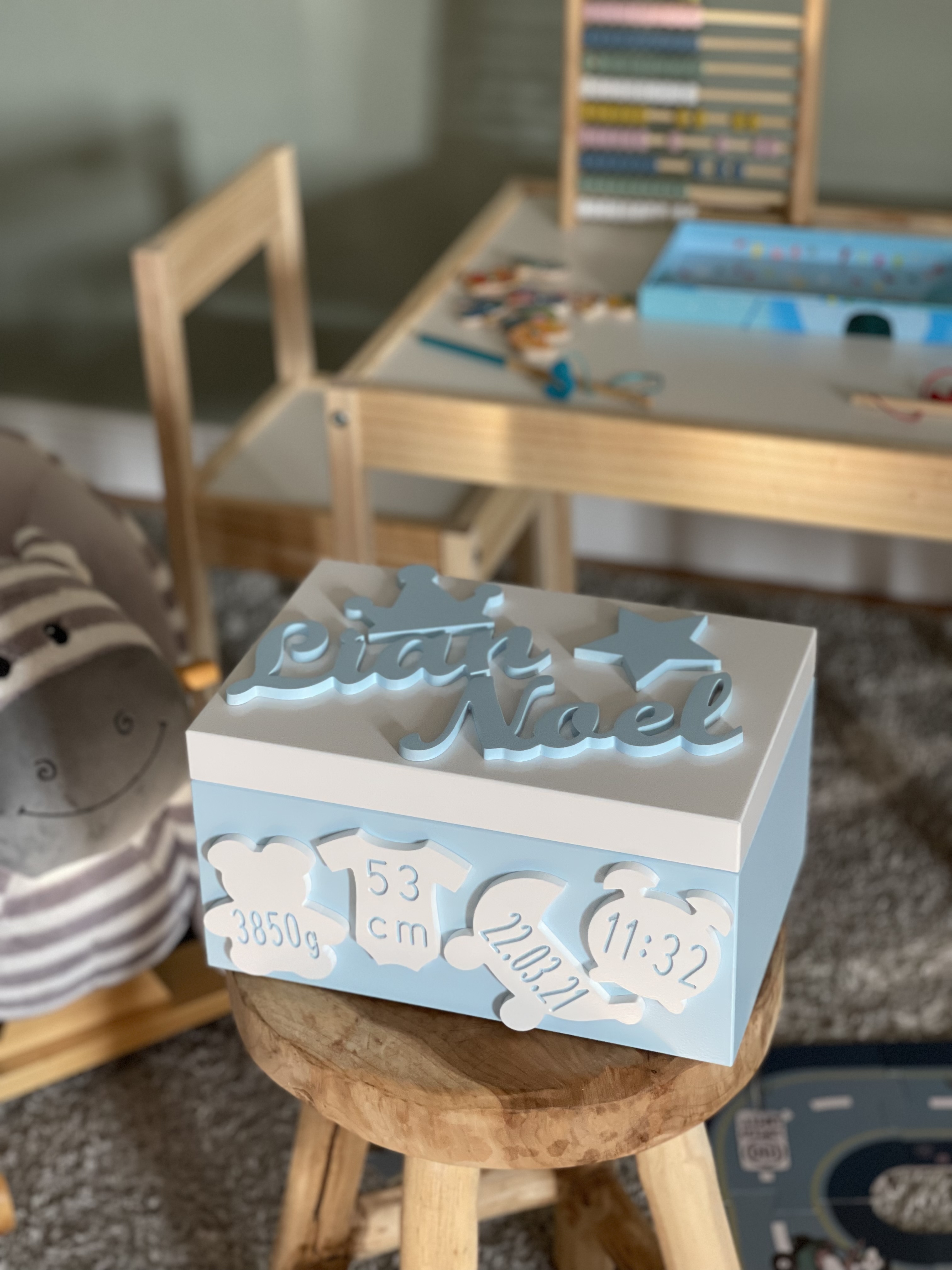 Traumhaft Baby  Produkt-Beispiele Erinnerungskiste Baby 