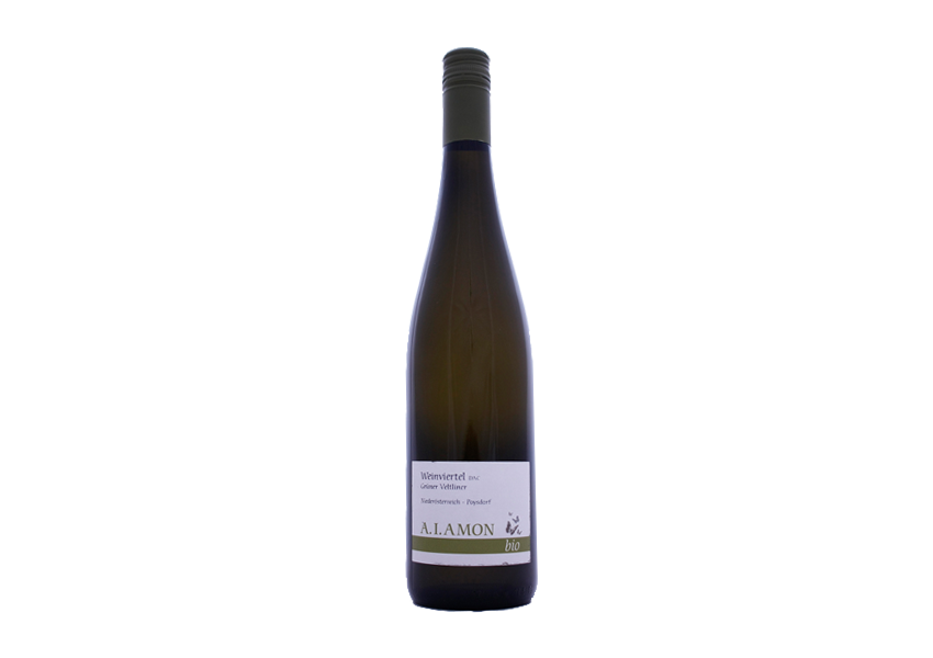 Bio Weinbau AMON Produkt-Beispiele Grüner Veltliner Classic 2019