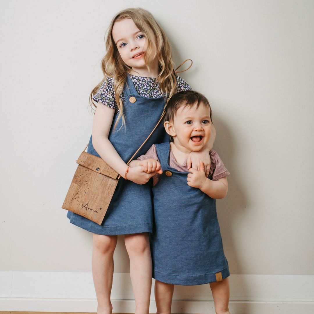 Unternehmen: Latzkleid Jeansjersey - Mafee