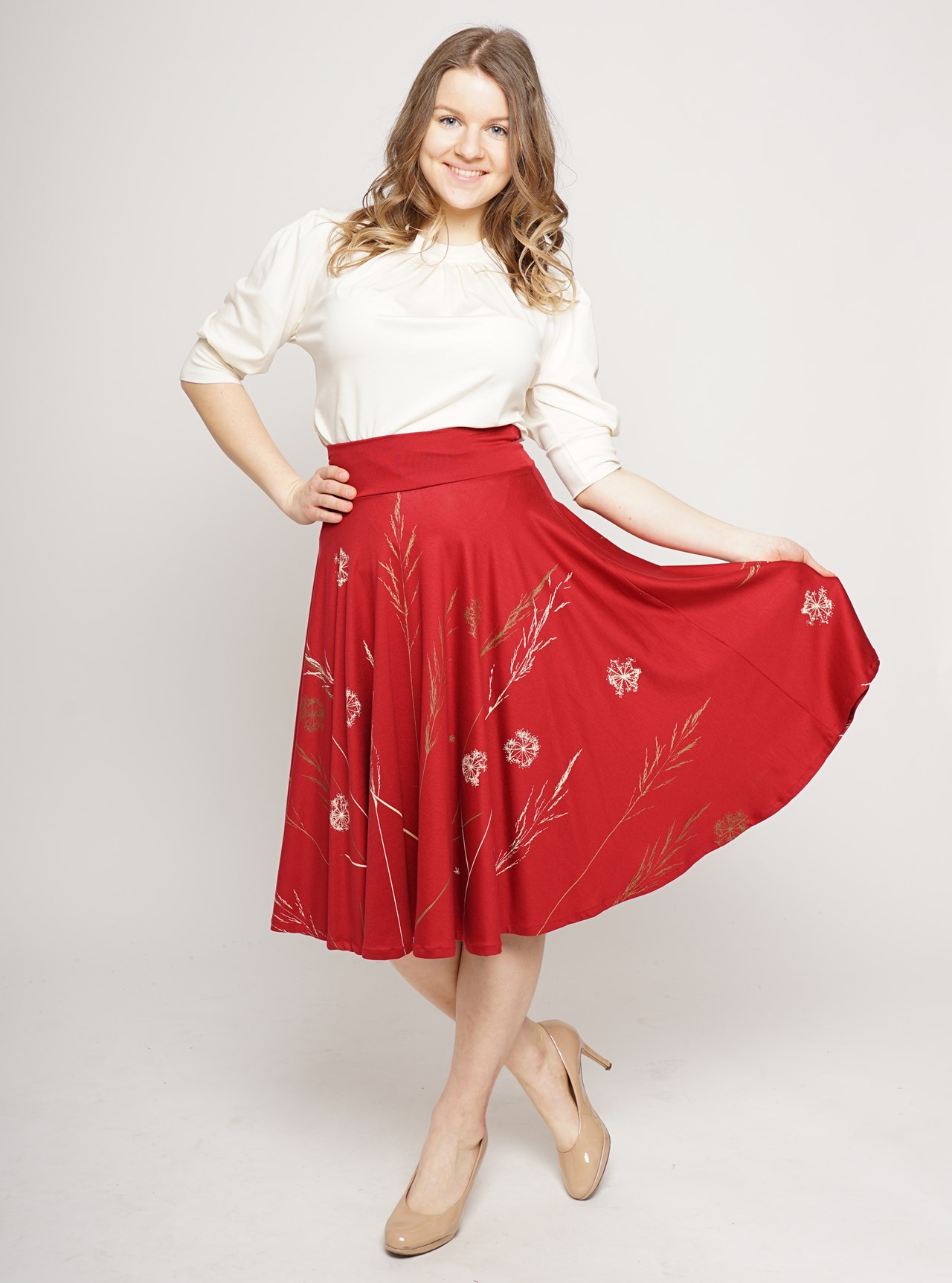 Peaces Biomode Produkt-Beispiele Tellerrock Gräserzauber