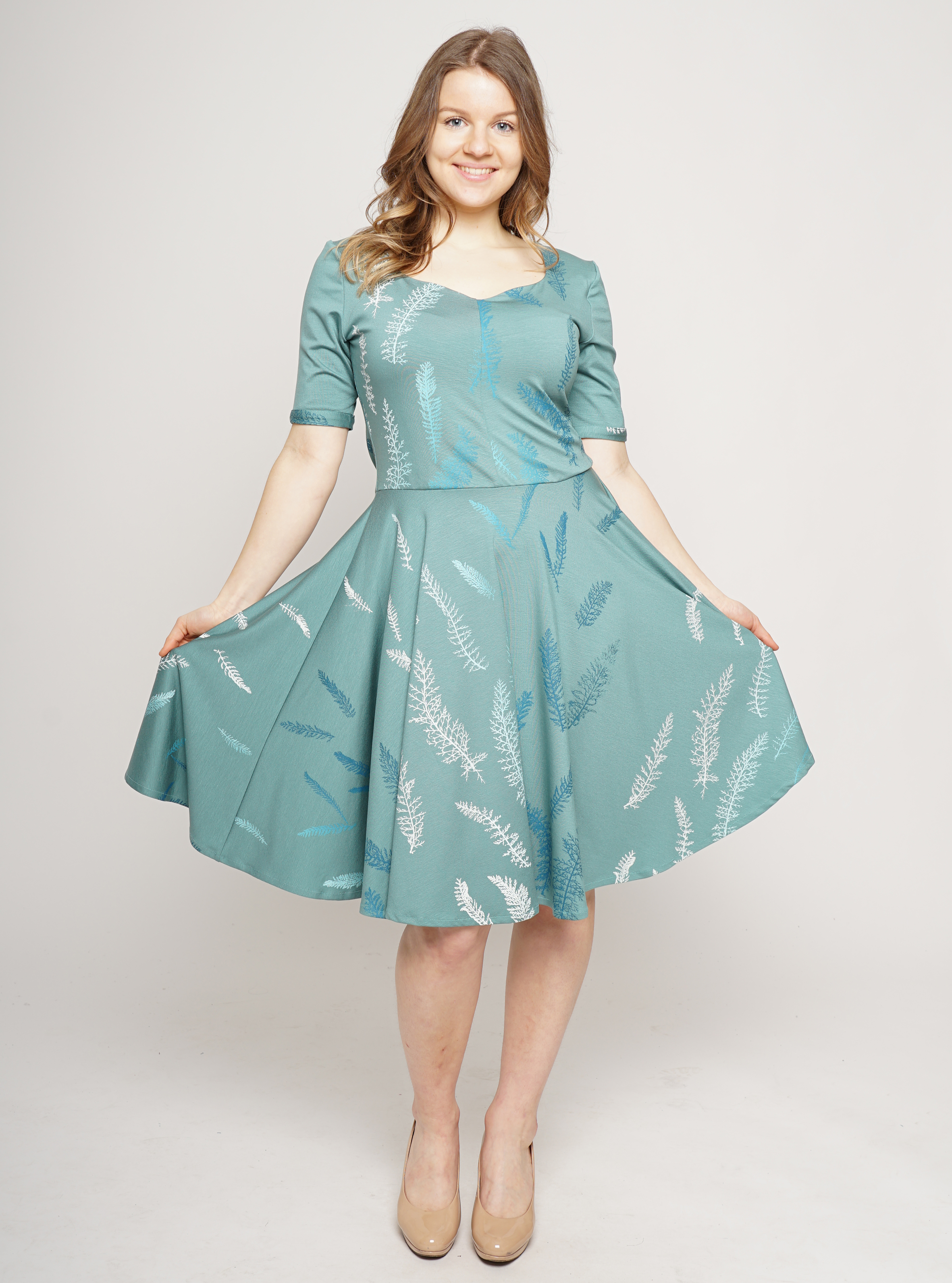 Peaces Biomode Produkt-Beispiele Herzerl-Kleid Schafgarbe