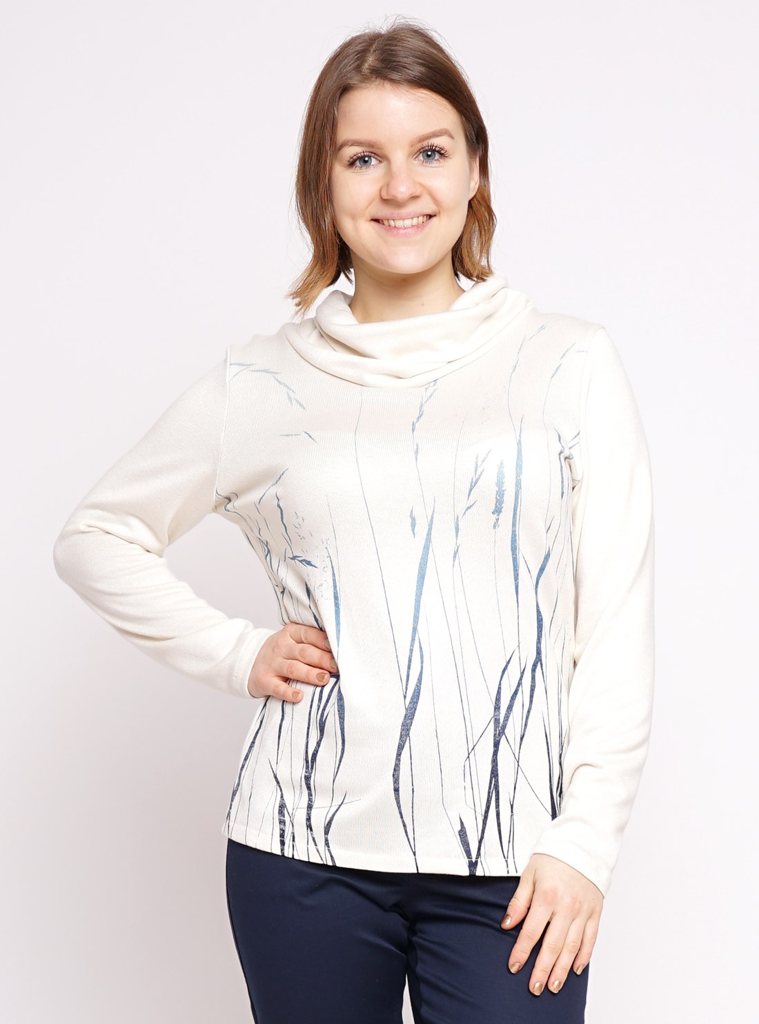 Peaces Biomode Produkt-Beispiele Strickpullover Windgeflüster in Creme