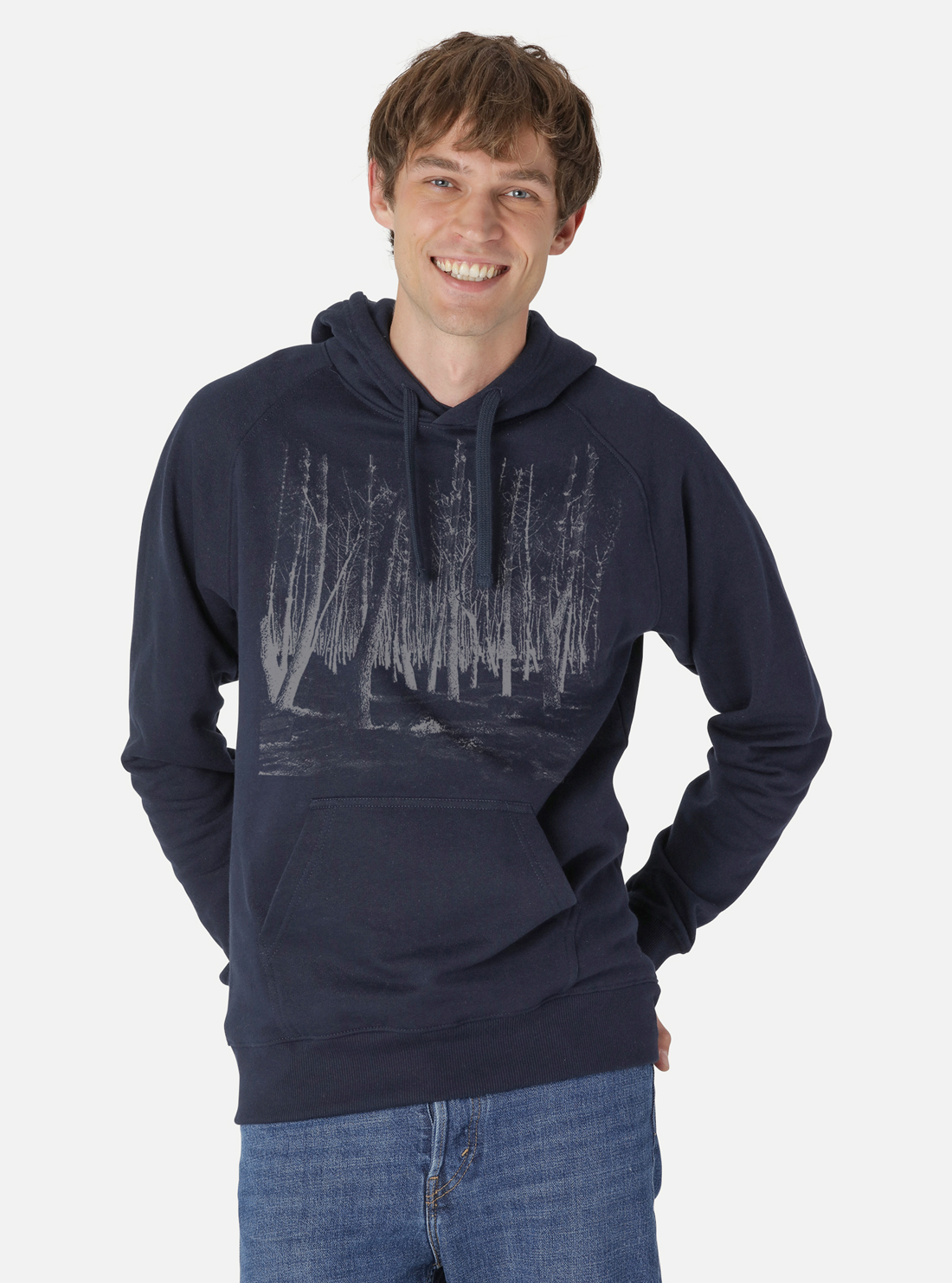 Peaces Biomode Produkt-Beispiele Herren Hoodie Woodland