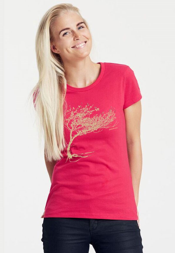 Peaces Biomode Produkt-Beispiele Bio-Damen-T-Shirt Windy Tree
