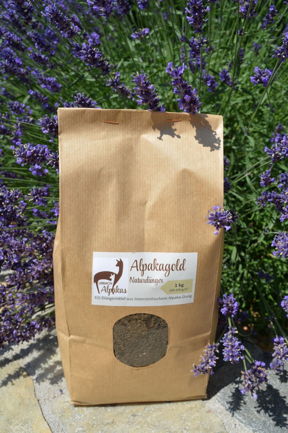 Urbach Alpakas Produkt-Beispiele Alpakagold-Naturdünger