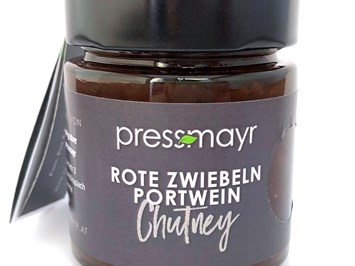 Pressmayr - Fam. Haselgruber Produkt-Beispiele Rote Zwiebel-Portwein Chutney